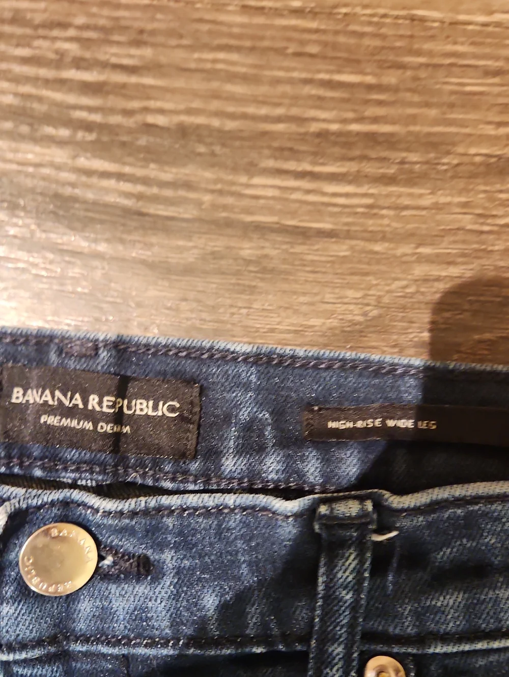 ❤️ BANANA REPUBLIC HIGH RISE WIDE LEG JEANS, 12 (31)